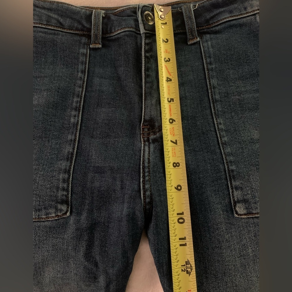 Kan Can Selene Mid Rise Crop Wide Leg Jeans - Picture 12 of 15